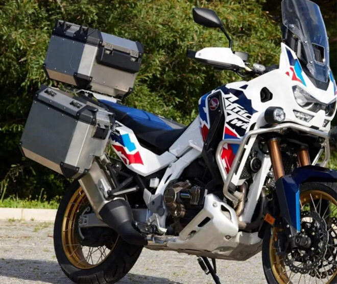 Motorcycle side case Panniers Side Boxes Aluminum