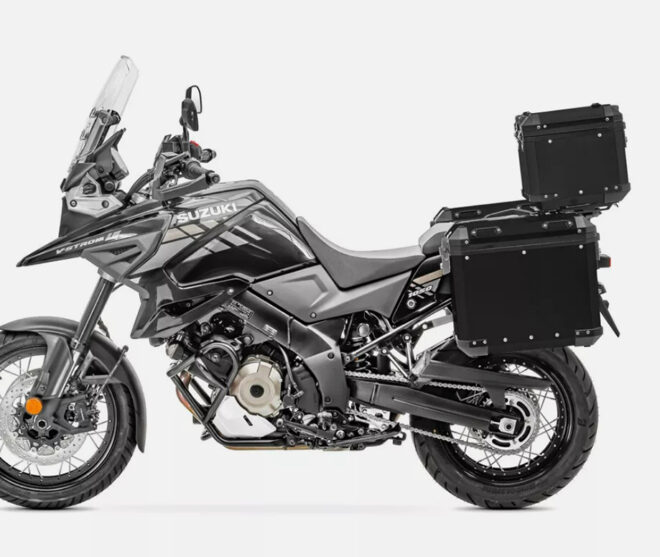 Motorcycle side case Panniers Side Boxes Aluminum